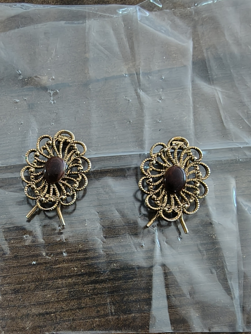 Gold Tone Hair Barrettes